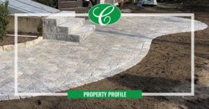 Updated backyard patio